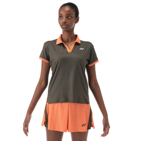 Yonex US Open 2025 Crew Neck Shirt Women - Brown
