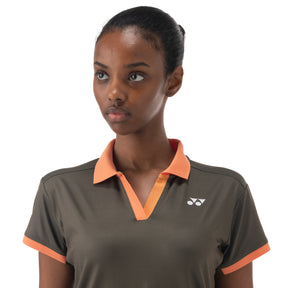 Yonex US Open 2025 Crew Neck Shirt Women - Brown