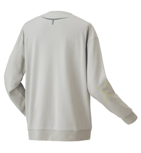 Yonex 30101YX Sweat Shirt Unisex - Grayish Beige - VA - Viktor Axelsen Collection