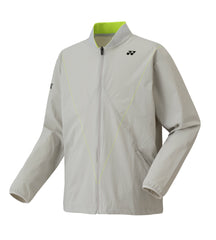 Yonex 50182YX Warm Up jacket Men - Grayish Beige - VA - Viktor Axelsen Collection