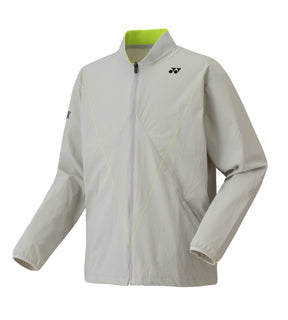 Yonex 50182YX Warm Up jacket Men - Grayish Beige - VA - Viktor Axelsen Collection