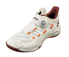 Yonex Power Cushion 88 Dial Wide Badminton Shoe Unisex - Light Beige Badminton Shoes Yonex