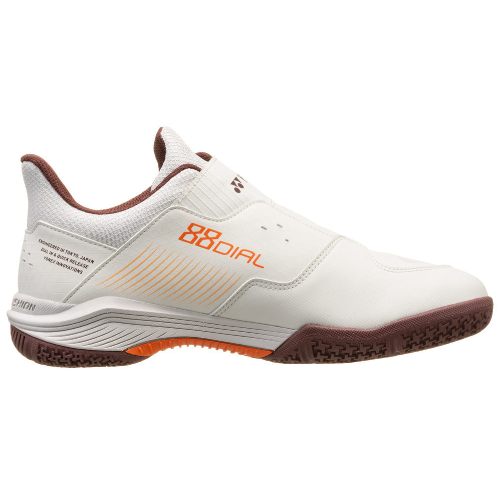 Yonex Power Cushion 88 Dial Wide Badminton Shoe Unisex - Light Beige Badminton Shoes Yonex