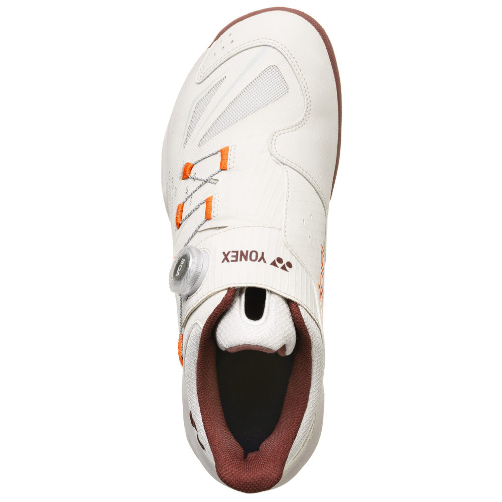 Yonex Power Cushion 88 Dial Wide Badminton Shoe Unisex - Light Beige Badminton Shoes Yonex
