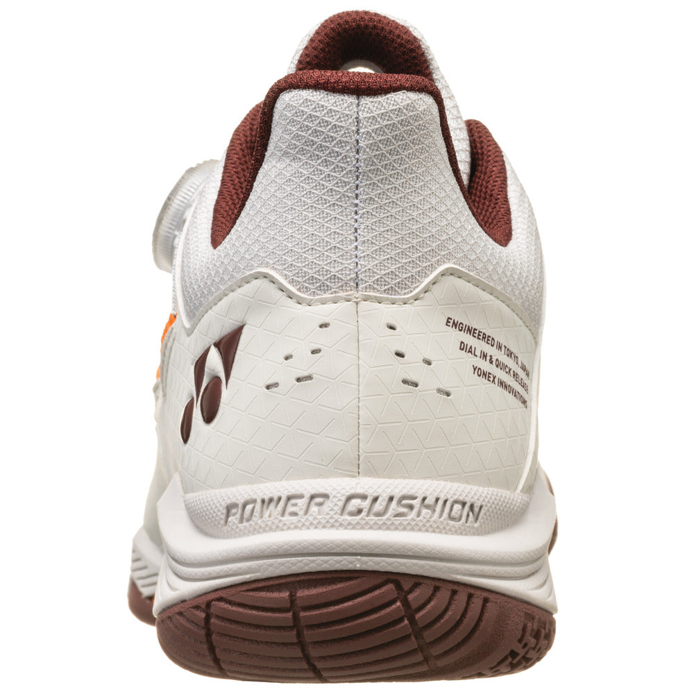 Yonex Power Cushion 88 Dial Wide Badminton Shoe Unisex - Light Beige Badminton Shoes Yonex
