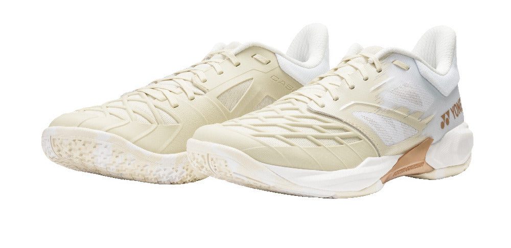 Yonex PC Cascade Drive Badminton Shoe Unisex - Light Beige Badminton Shoes Yonex