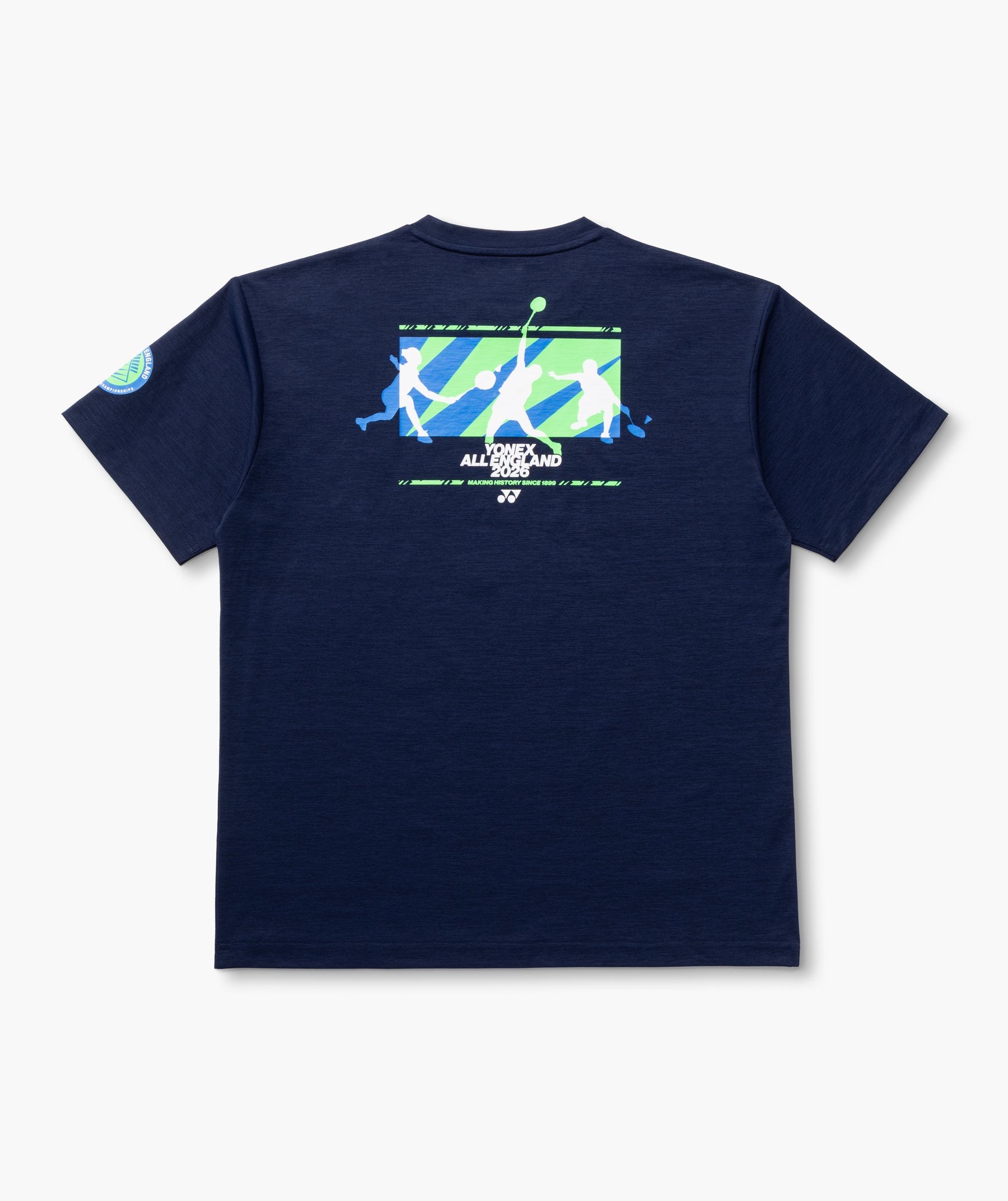 Yonex All England YOB26001EX Souvenir T-Shirt Unisex - Dark Navy Clothing Yonex
