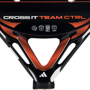 Adidas Cross It Team Ctrl 2026 Padel Racket - Black/White Padel Adidas