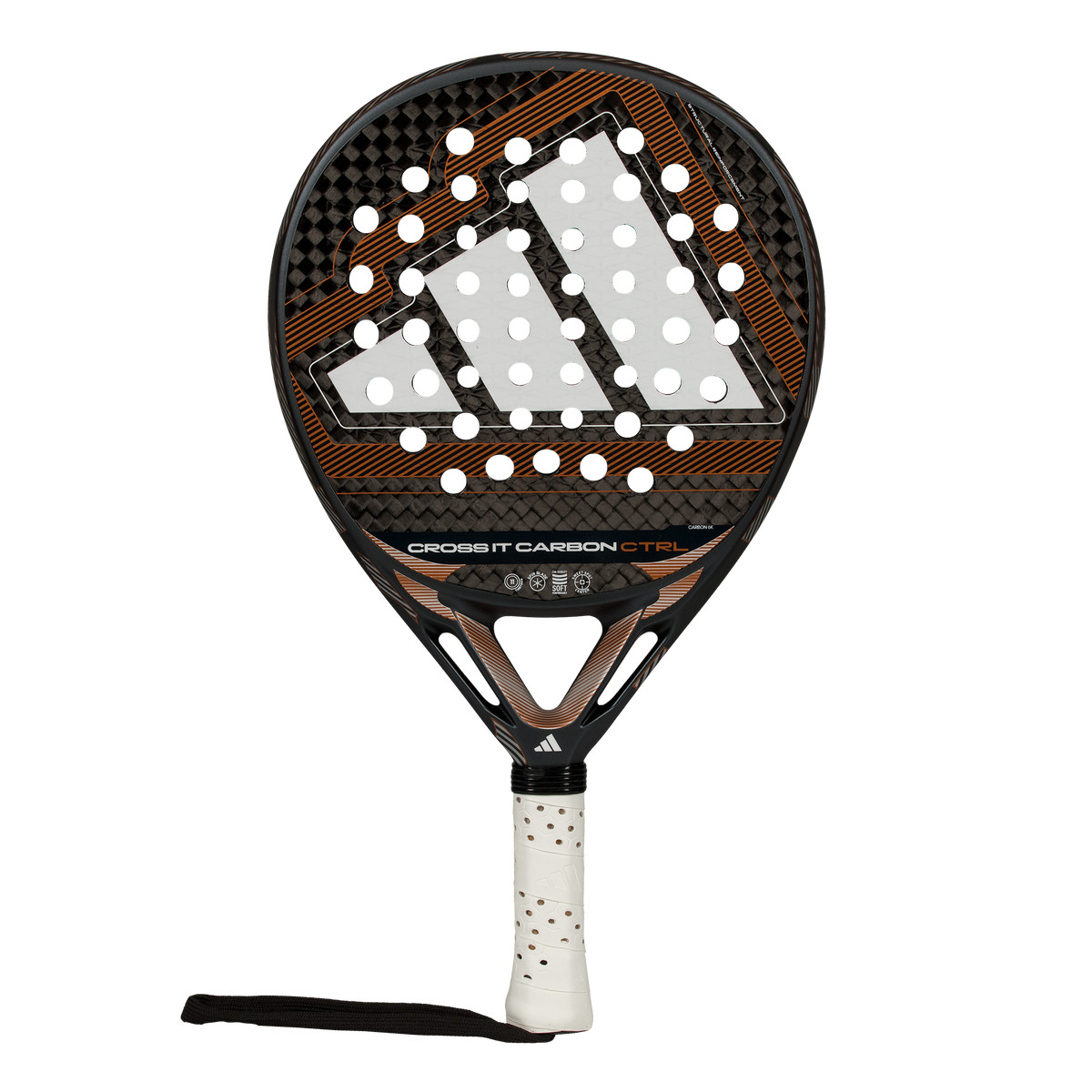 Adidas Cross It Carbon Ctrl 2026 Padel Racket - Blue/Bronze