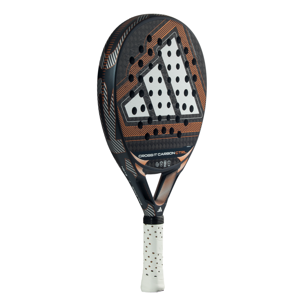 Adidas Cross It Carbon Ctrl 2026 Padel Racket - Blue/Bronze