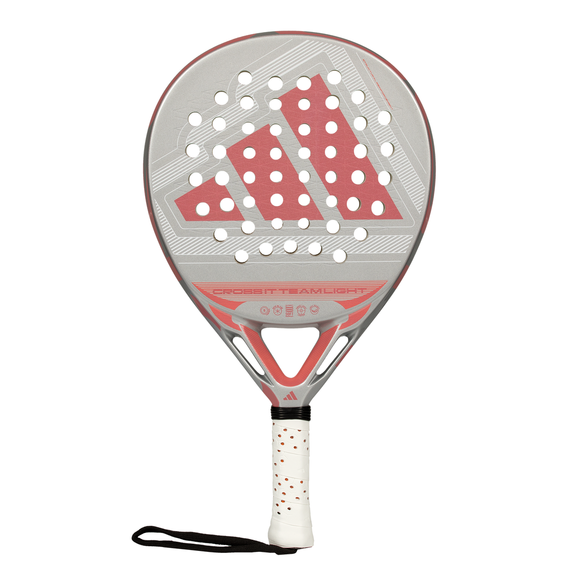 Adidas Cross It Team Light 2026 Padel Racket - Black/White