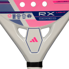 Adidas RX Series Light 2026 Padel Racket - White/Pink