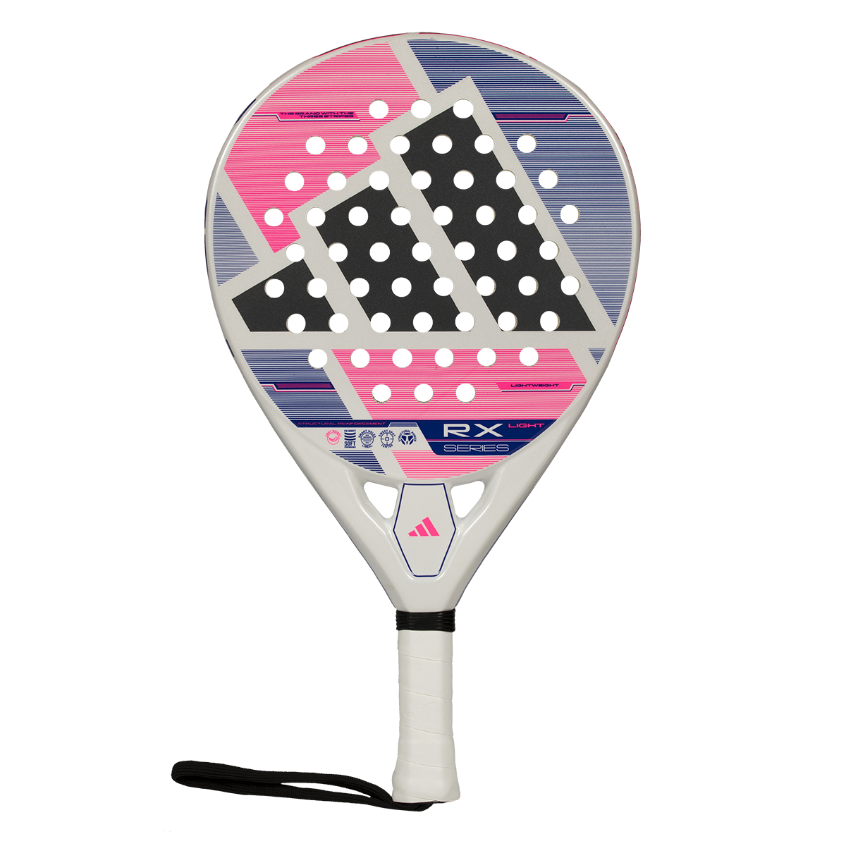 Adidas RX Series Light 2026 Padel Racket - White/Pink