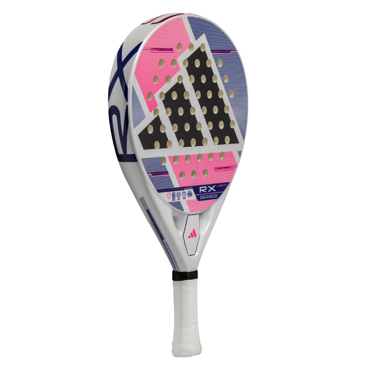 Adidas RX Series Light 2026 Padel Racket - White/Pink