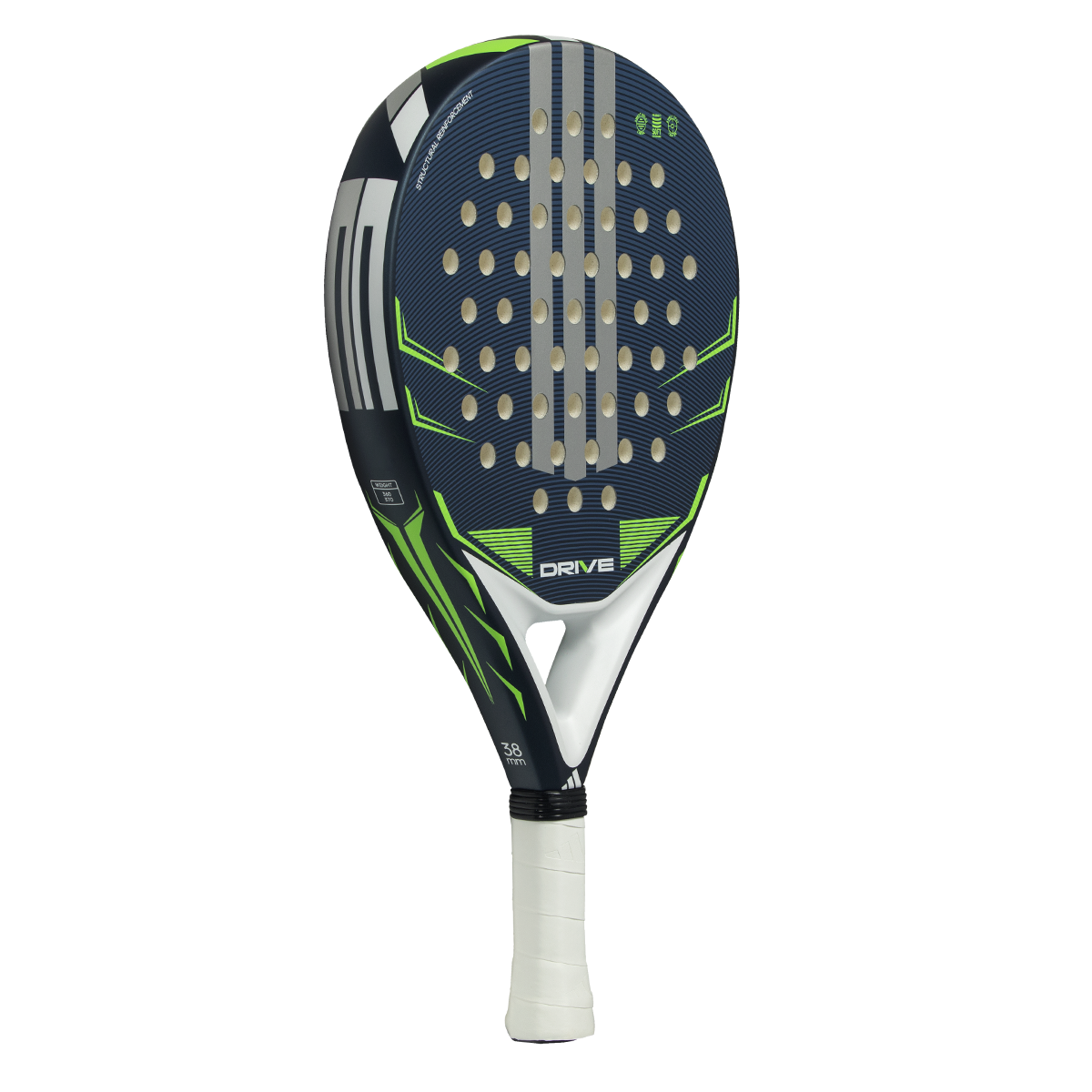 Adidas Drive Blue 2026 Padel Racket - Blue/Lime