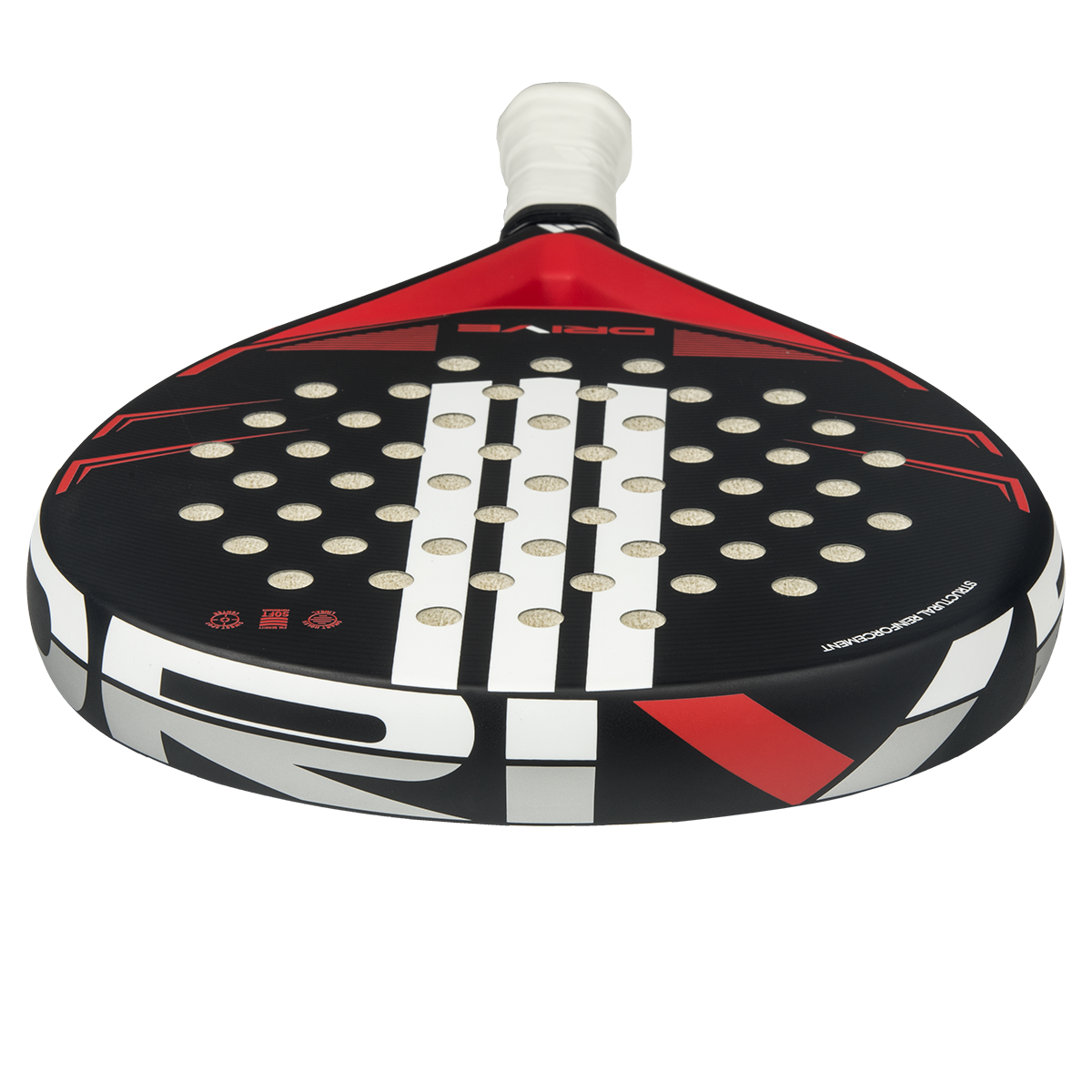 Adidas Drive Black 2026 Padel Racket - Black/Red