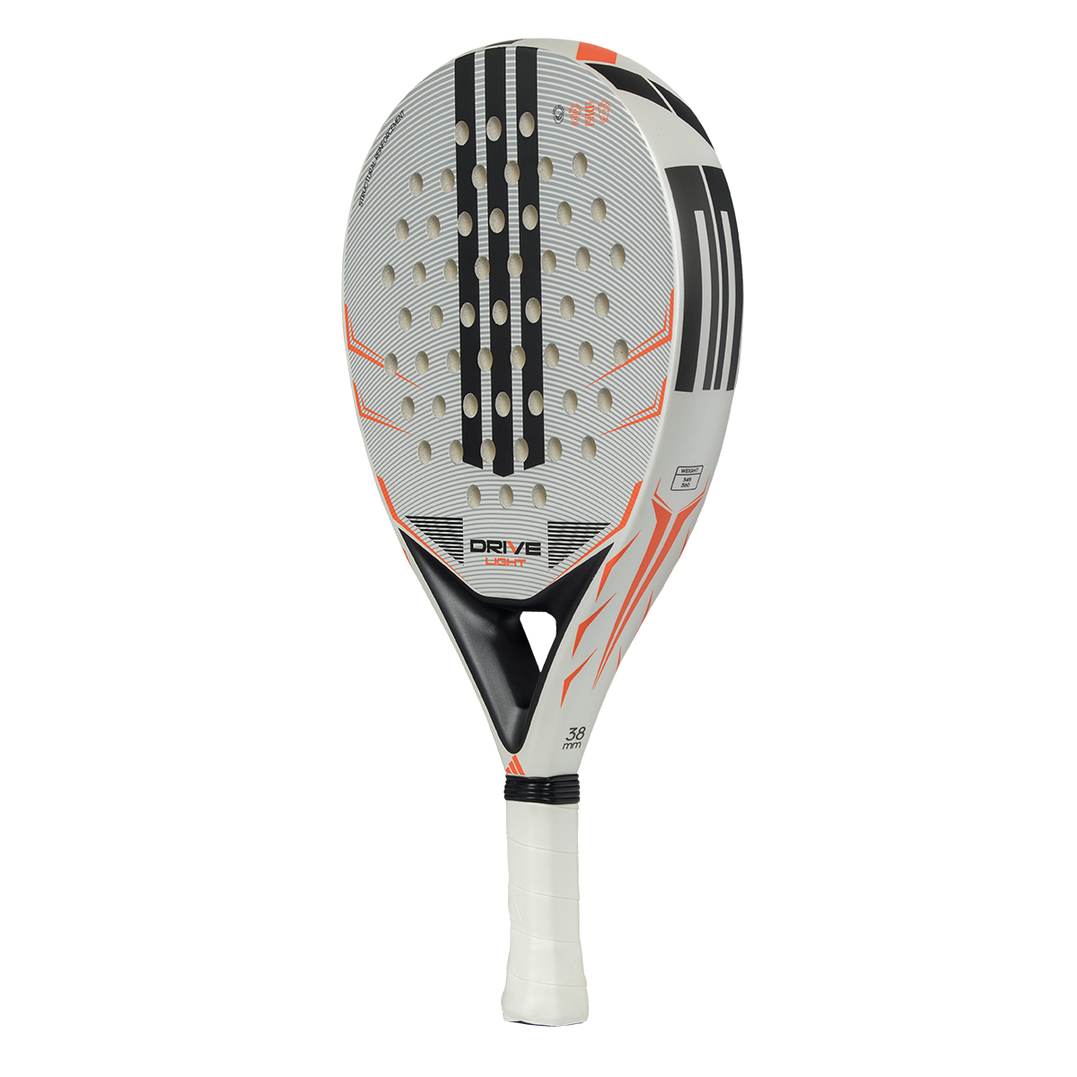 Adidas Drive Light 2026 Padel Racket - White/Orange