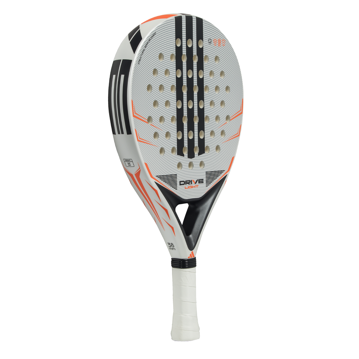 Adidas Drive Light 2026 Padel Racket - White/Orange