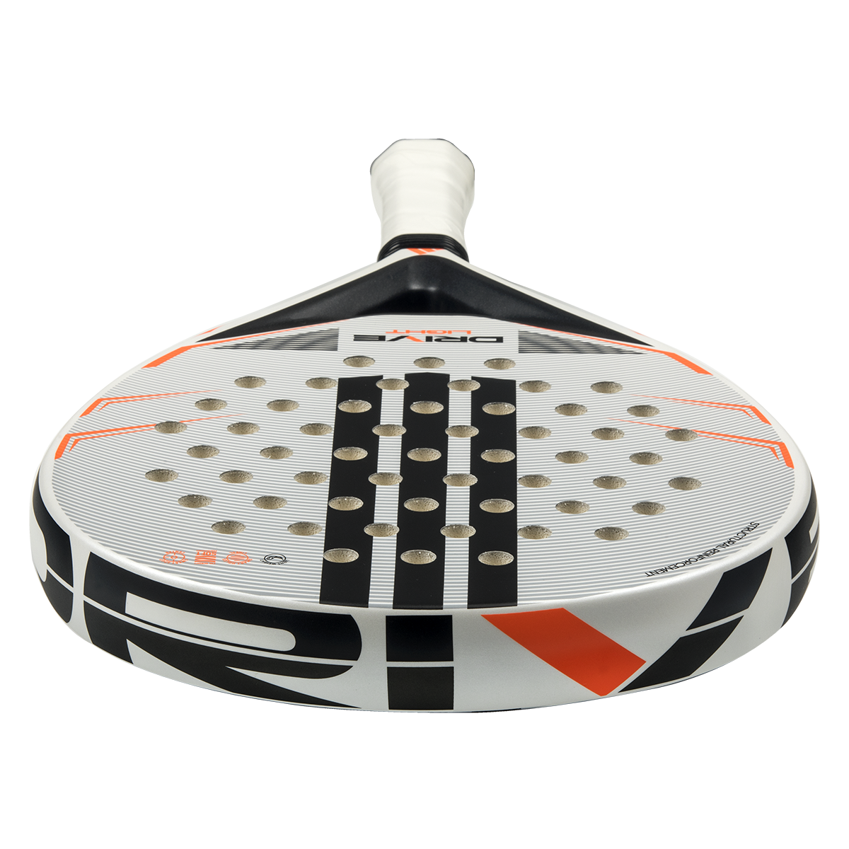 Adidas Drive Light 2026 Padel Racket - White/Orange