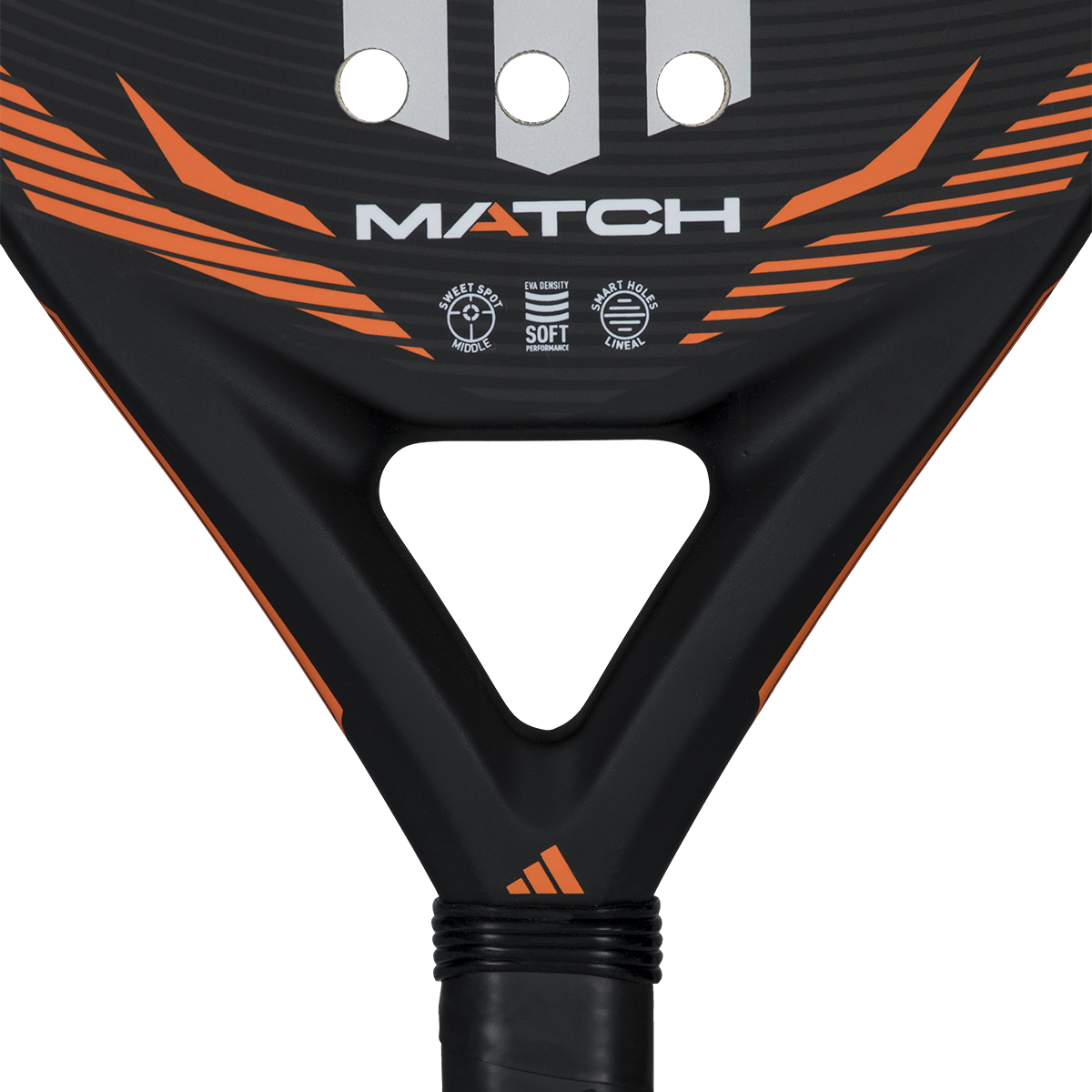 Adidas Match 2026 Padel Racket - Black/Orange