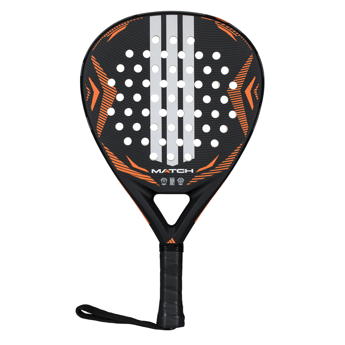 Adidas Match 2026 Padel Racket - Black/Orange