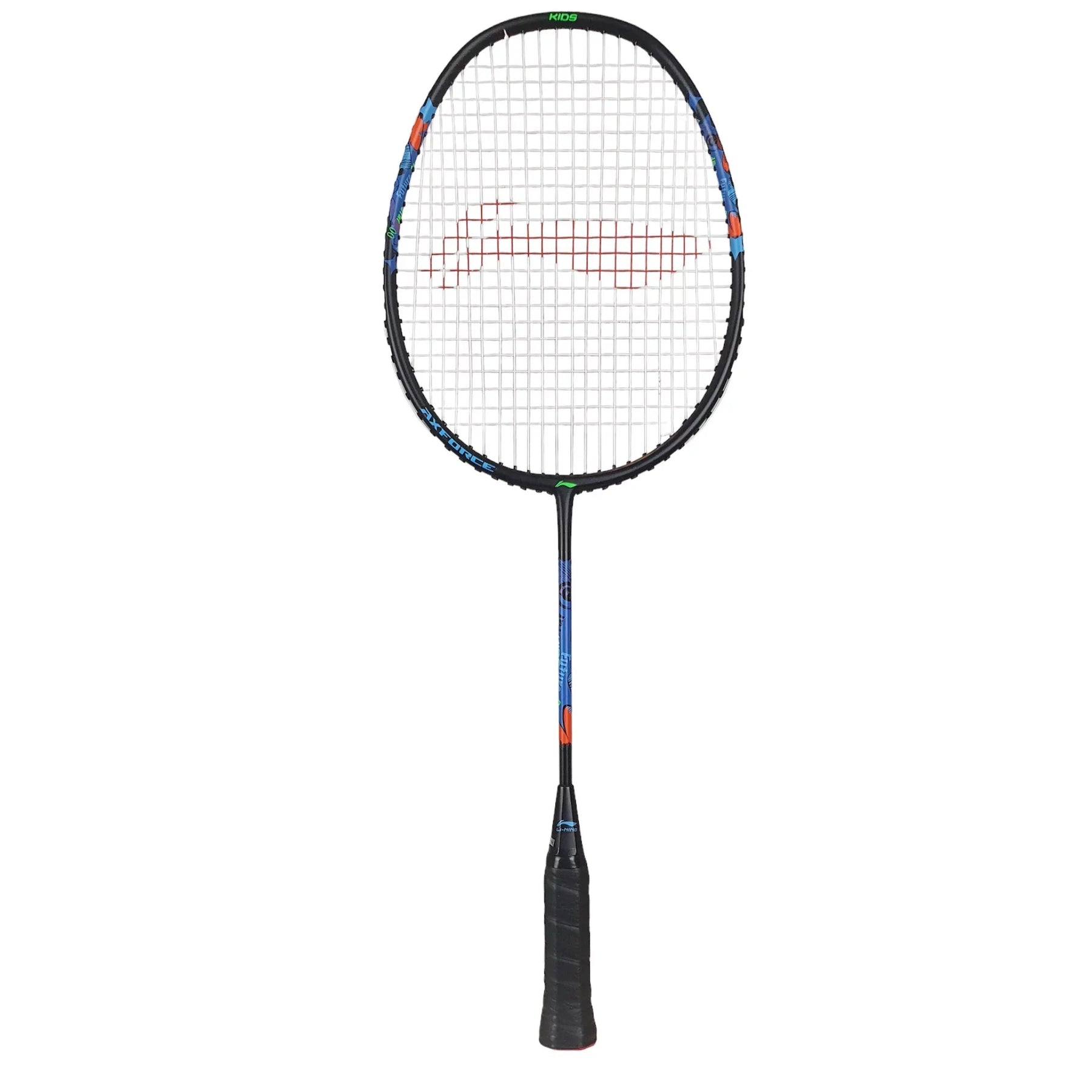 Li-Ning AxForce Kids Junior Badminton Racket - Strung - Black (AYPT303)