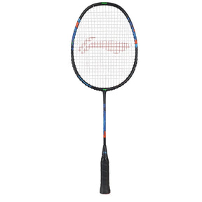 Li-Ning AxForce Kids Junior Badminton Racket - Strung - Black (AYPT303)