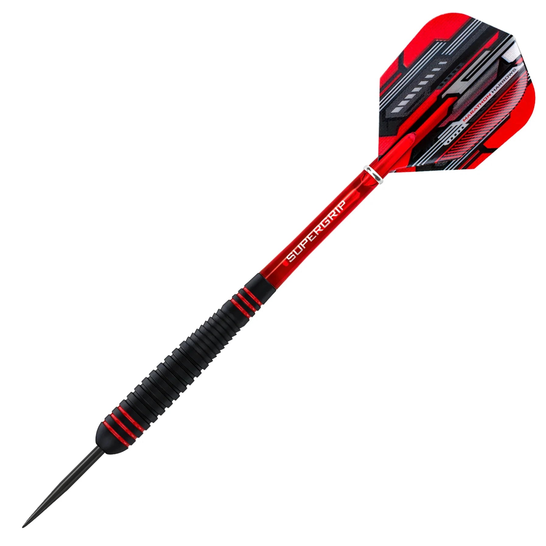 Harrows Ace Rubber Coated Brass Darts 24g - Red Accessories Harrows