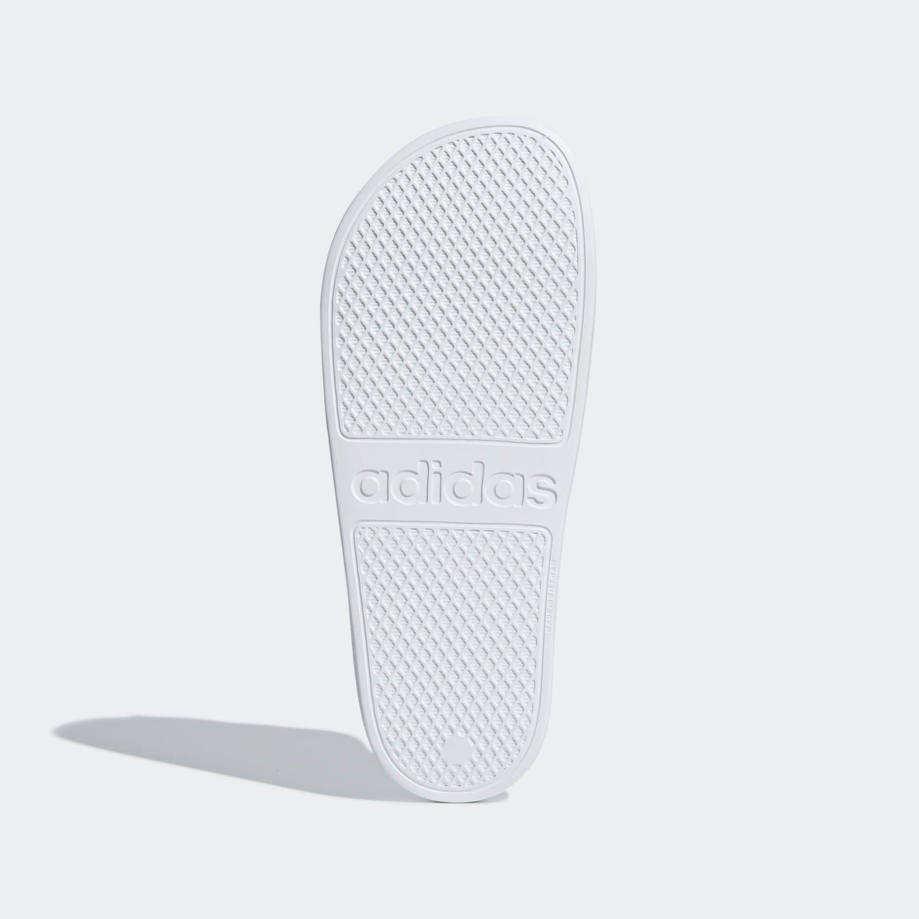 Adidas Adilette Aqua slides, Cloud White/Core Black, back view