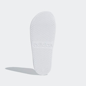 Adidas Adilette Aqua slides, Cloud White/Core Black, back view