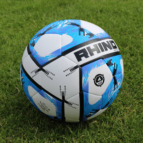 Rhino Azteca Football - White/Light Blue Accessories Rhino