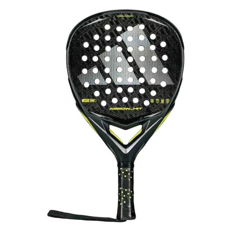 Adidas Arrow Hit 2026 Padel Racket - Black/Silver Black Silver One Size Padel Adidas