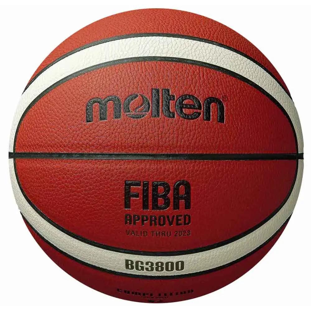 Molten BG3800 Composite Leather Match Basketball - Tan/Ivory Basketball Molten