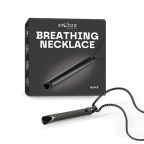Breathlace Breathing Necklace Midnight Black Snooze Therapy