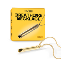 Breathlace Breathing Necklace Gold Snooze Therapy
