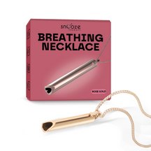 Breathlace Breathing Necklace Rose Gold Snooze Therapy