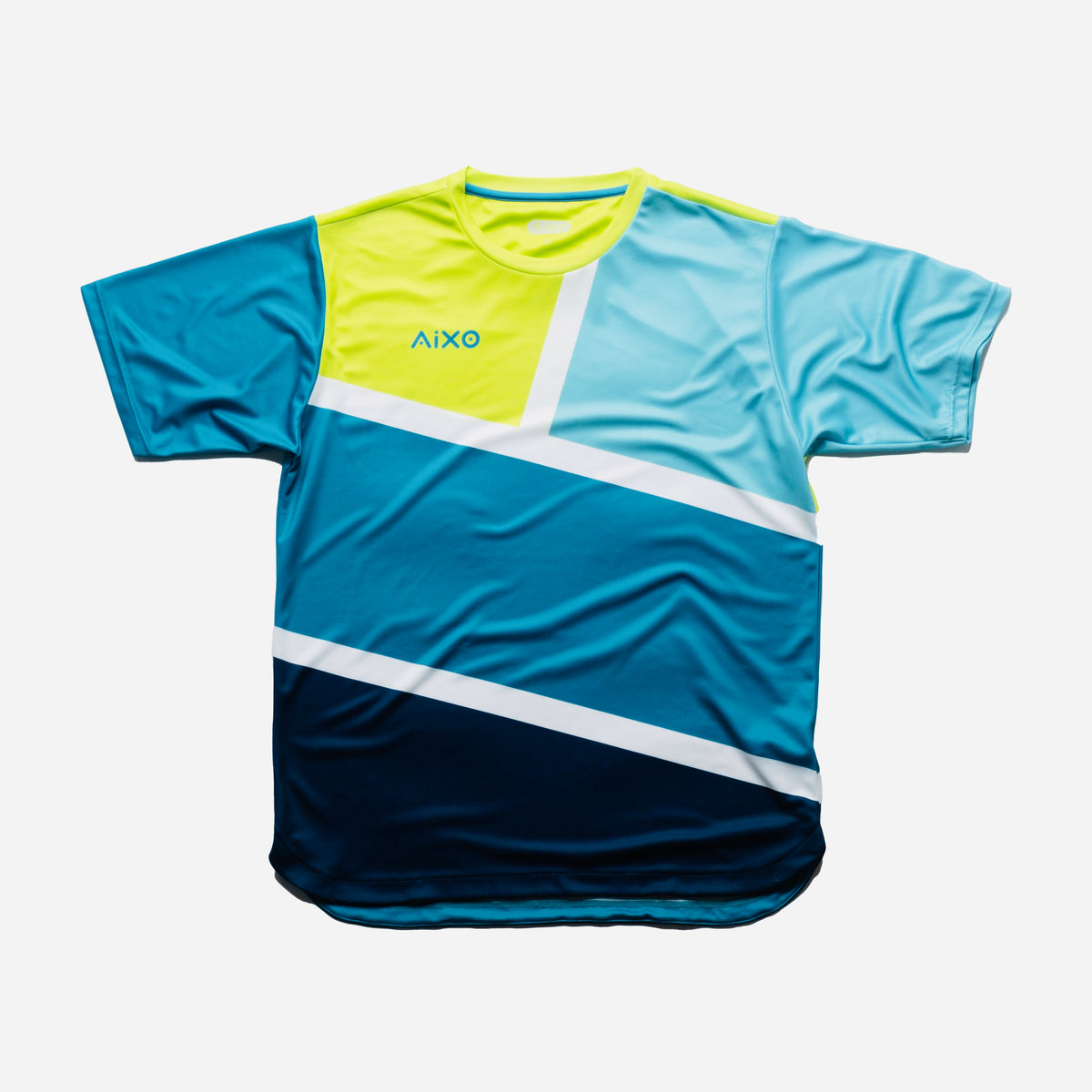 Aixo Court Mens T Shirt Teal