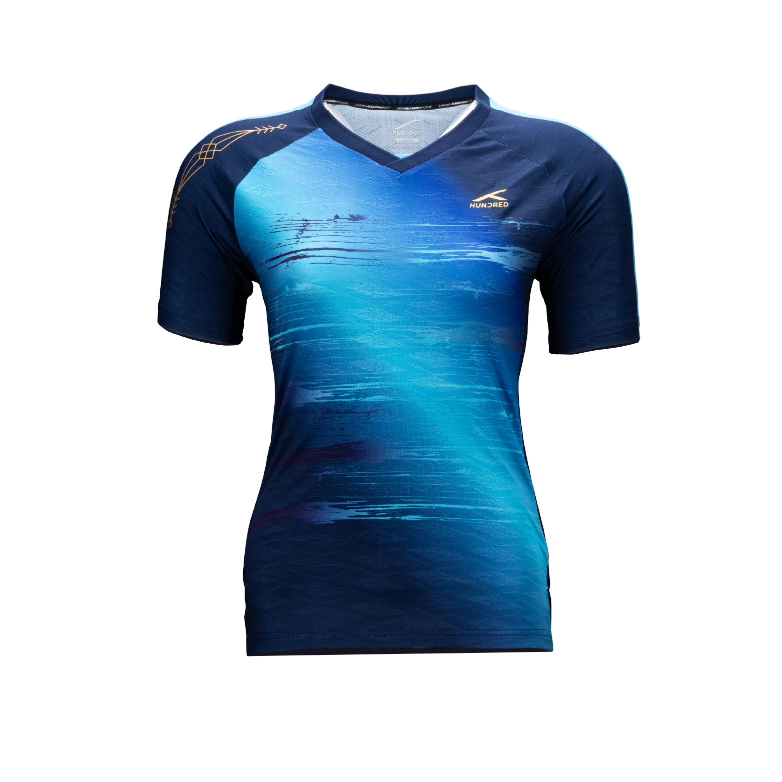 Hundred RN T-Shirt Women HBTS-5M028-3 Navy Clothing Hundred