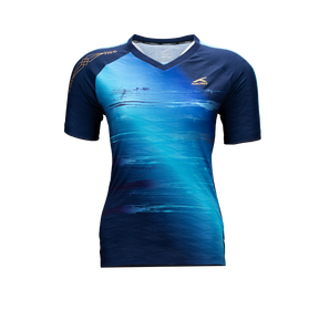 Hundred RN T-Shirt Women HBTS-5M028-3 Navy Clothing Hundred