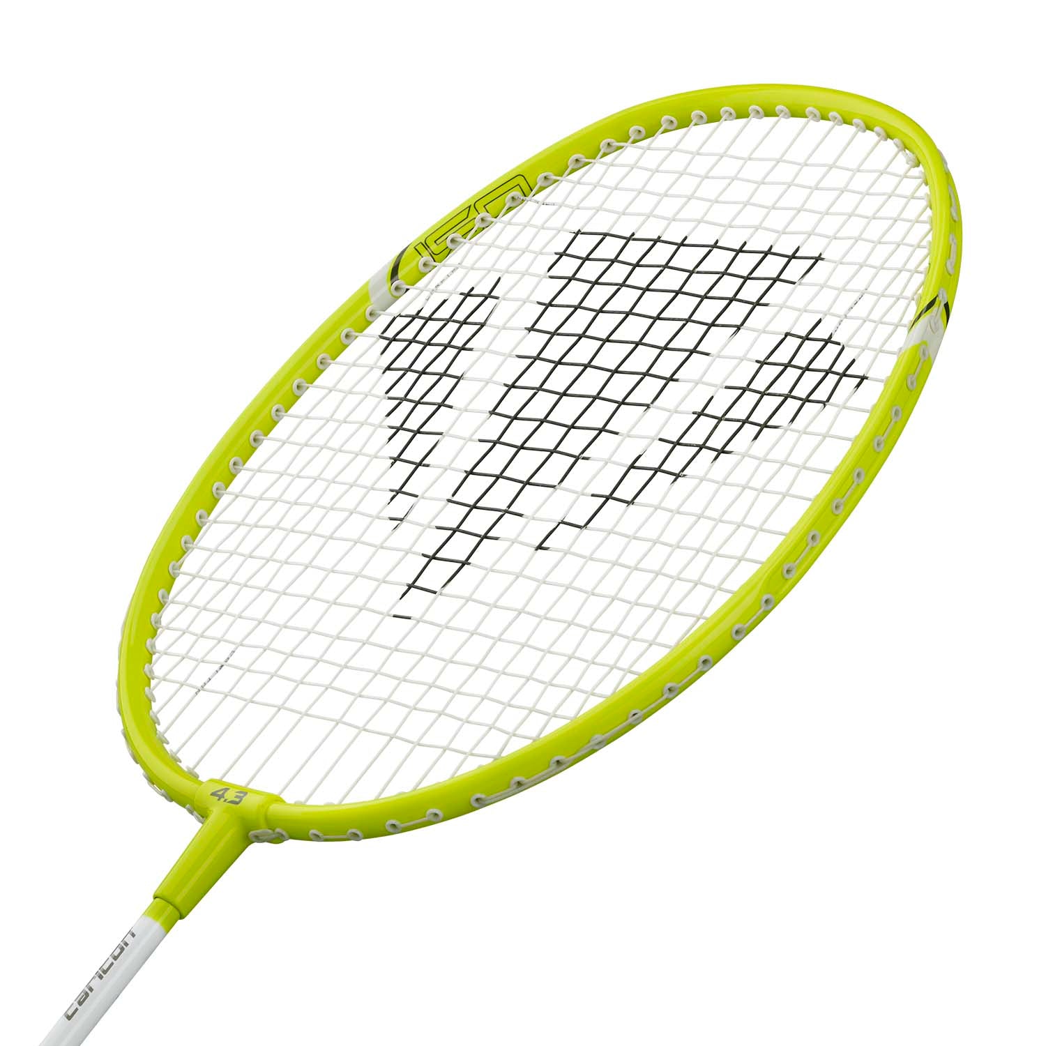Carlton Mini-Blade ISO 4.3 Junior Badminton Racket – White/Yellow