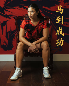 Pre-Order Yonex Crimson Spirit – Women’s Performance Shirt (Rich Red) Yonex CNY2026 TT B Women Clothing Yonex