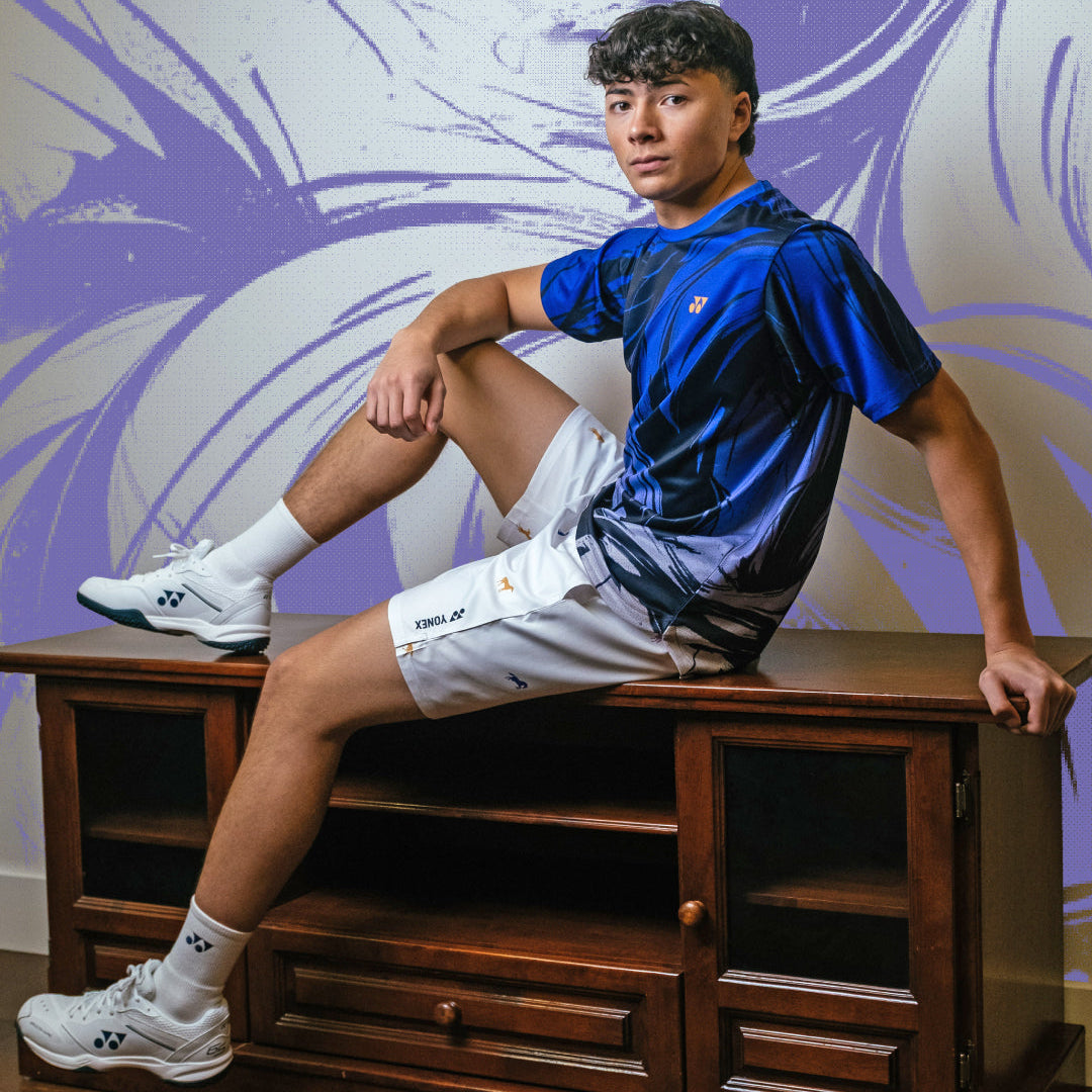 Pre-Order Yonex Heavenbound Stallion – Men’s Top (Celestial Purple / Cloud White) Yonex CNY2026 TT B Men Clothing Yonex