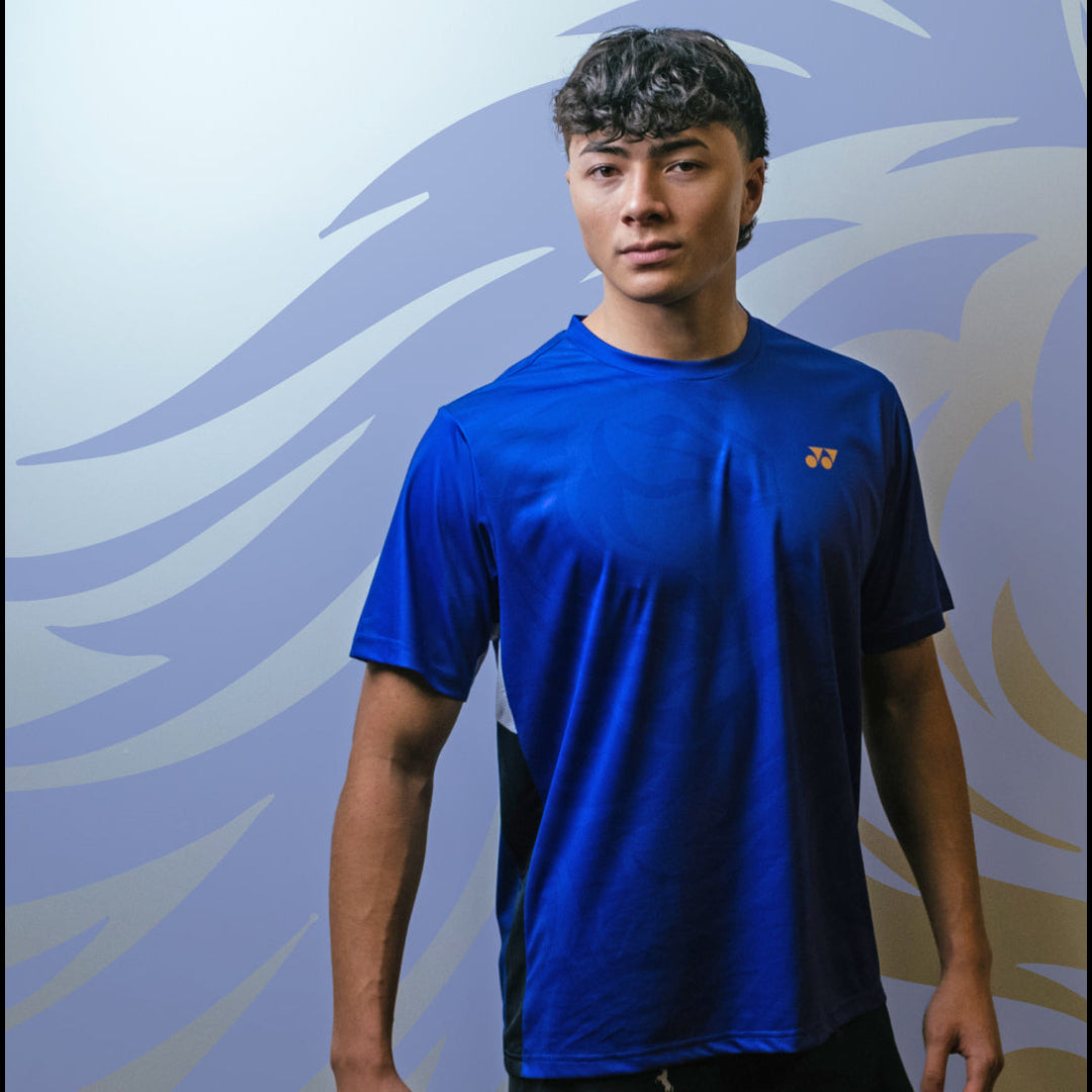 Pre-Order Yonex Imperial Stallion Men’s Game Top – Celestial Purple Yonex CNY2026 Game Top A Men Clothing Yonex