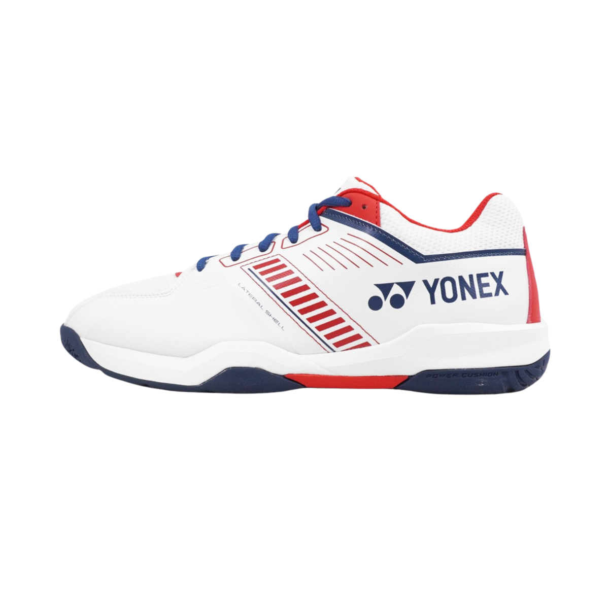 Yonex Power Cushion Strider Flow Wide SHBSF1WEX Badminton Shoes Mens - White/Red