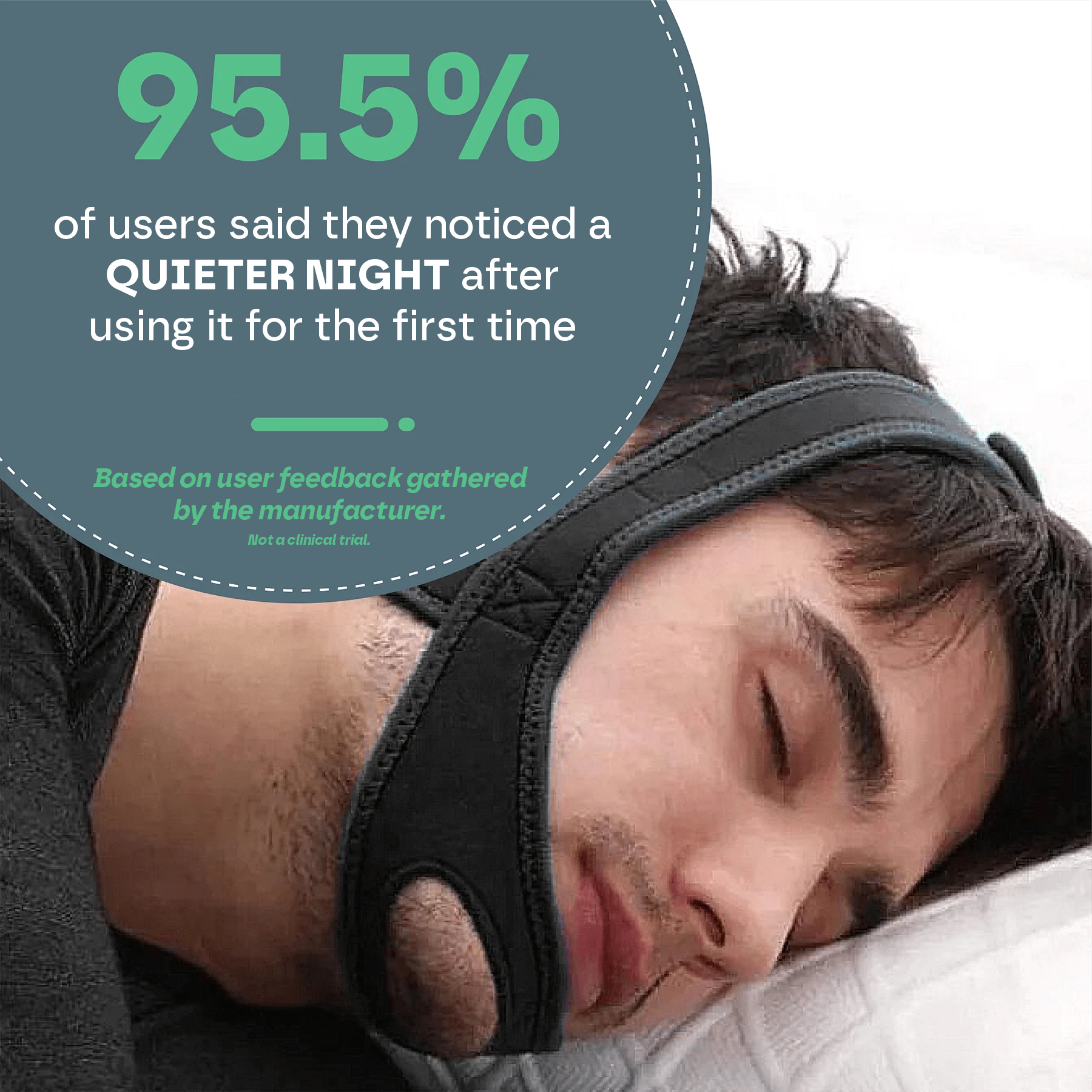 Anti Snoring Sleep Chin Strap Snooze Therapy