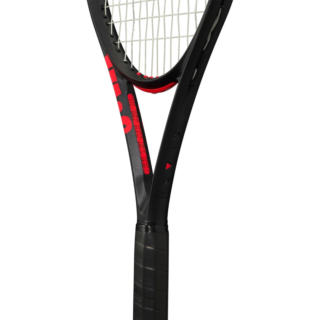 Wilson Clash 100UL V3 Tennis Racket - Black - Strung Tennis Rackets Wilson