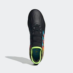 Adidas Copa Sense.3 FG Football Boots Men – Core Black / Bright Cyan / Team Solar Yellow