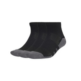Adidas Essentials CLIMACOOL Quarter Socks 3 Pairs - Black/Grey Black Grey Clothing Adidas