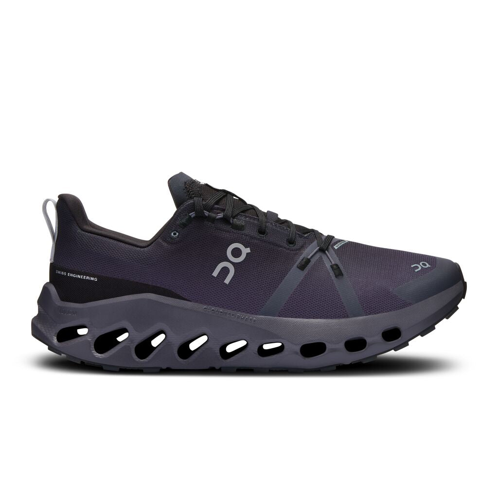 On Cloudsurfer Trail WP Running Shoes Men - Black/Eclipse