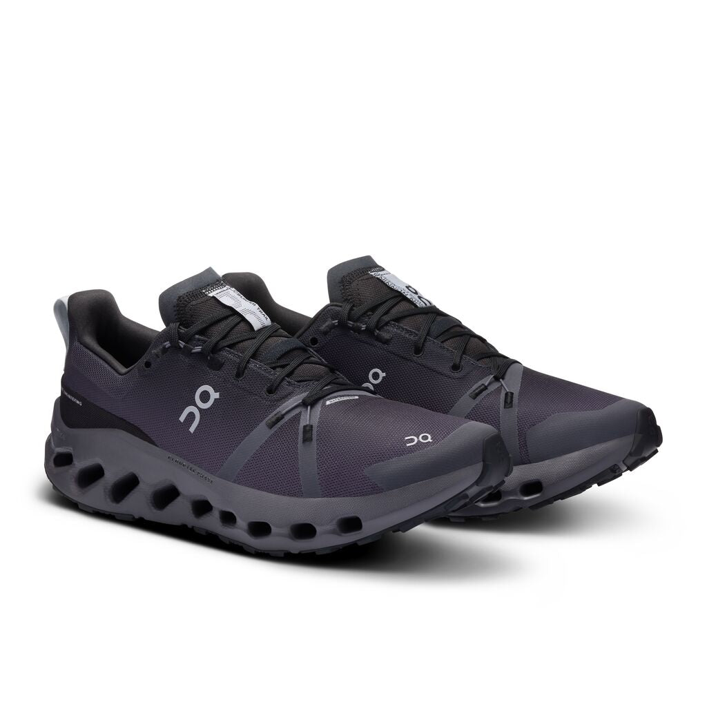 On Cloudsurfer Trail WP Running Shoes Men - Black/Eclipse